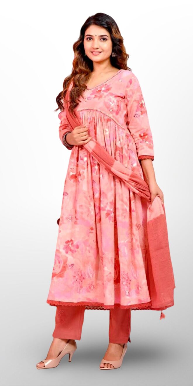 Elegant Peach Floral